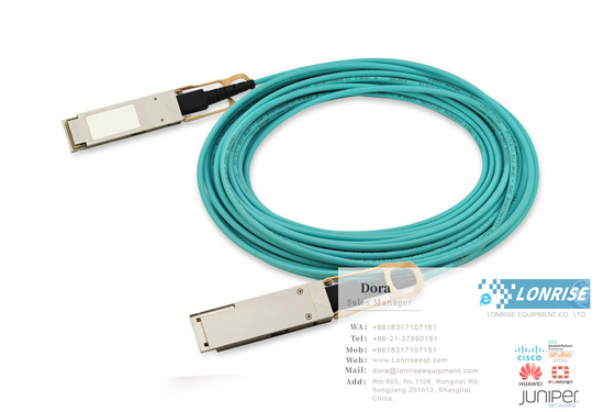 Cables AOC 02311KNQ QSFP-100G-AOC-10M Cable óptico activo QSFP28 100G (850nm 10m AOC) listo para usar