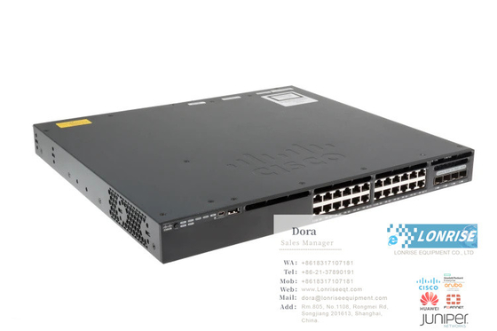 WS-C3650-24PD-S Switch Ethernet de la serie C3650 con 24 puertos PoE Gigabit Enterprise Switch WS-C3650-24PD-S