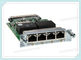 Voz del módulo de la red de Cisco VWIC3-4MFT-T1/E1/tarjeta de interfaz PÁLIDA para el router de ISR