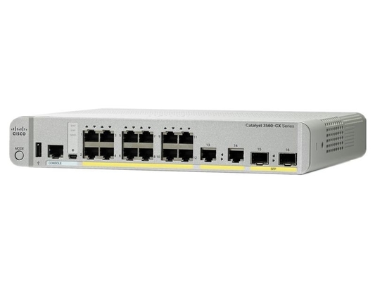 WS C3560CX 12TC S Interruptor compacto del catalizador 3560-CX 12 puertos Compacto de la capa de interruptor