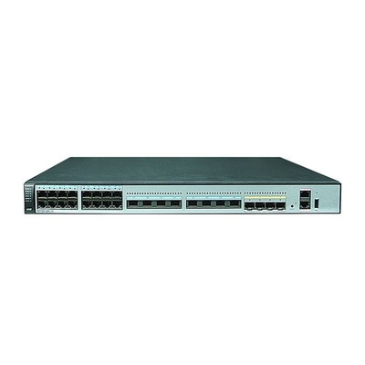 S6720-32C-SI-AC Switch de la serie Huawei S6700 que proporcionan 24 puertos Ethernet 100M 1 2.5 5 10G, 4 10 Gig SFP +