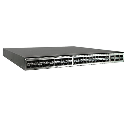 CE6863E-48S6CQ-F Huawei CloudEngine 6800 48*25G SFP28, 6*100G QSFP28, 2* fuente de alimentación de CA, salida de aire del lado del puerto