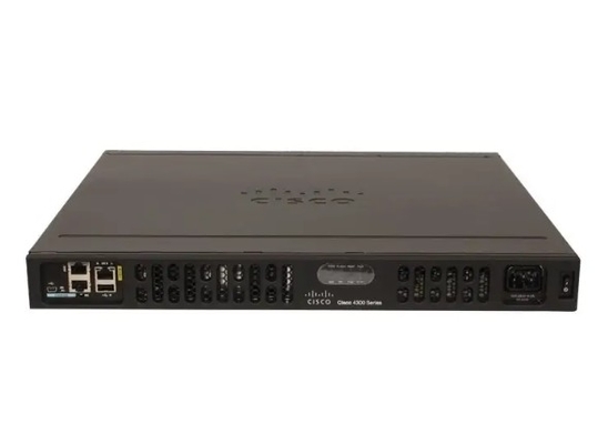 ISR4431-K9 admite 3 módulos de interfaz de red NIM Slots ofrece 500 Mbps a 1 Gbps de rendimiento agregado