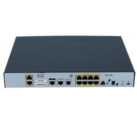 Router CISCO891-K9 Cisco 891 GigaE SecRouter 2 puertos PÁLIDOS puertos de 8 x 10/100 LAN