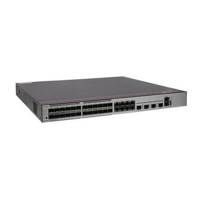 El interruptor de red de S6730-H24X6C Huawei 24x10G SFP+ vira puertos de 6*40GE/100GE hacia el lado de babor QSFP28
