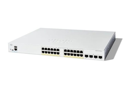 C1300-24FP-4GCisco Switches Cisco Switches 24x 10/100/1000 puertos PoE + con presupuesto de energía de 370W