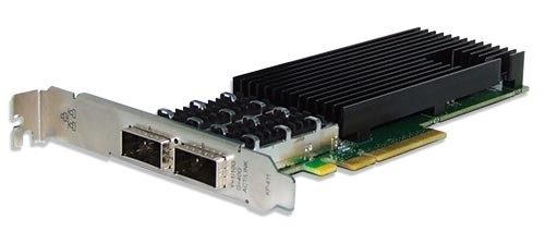 PE340G2QI71 Fibra de doble puerto 40 Gigabit Ethernet PCI Express Adaptador de servidor Silicom