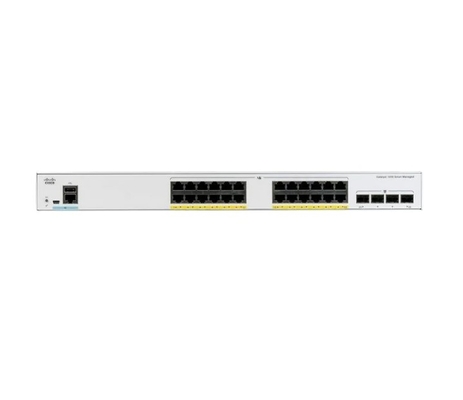 C1000-24T-4G-L - Switches de la serie Cisco Catalyst 1000 con 24 puertos Ethernet 10/100/1000 y 4 puertos uplink SFP 1G