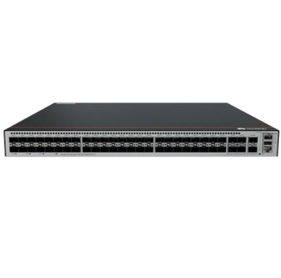 S5735-S48T4XE-V2 48*GE Puertos base-T 4*10GE Puertos SFP+ 2*12GE Puertos en pila sin módulo de alimentación