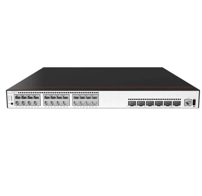 S5735-S24T4XE-V2 24*10/100/1000 Puertos base-T 4*10GE Puertos SFP+ 2*12GE Puertos de pila PoE+ sin módulo de alimentación