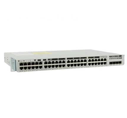 C9200L-48T-4X-A Cisco Switch Catalyst 9200 48 puertos de datos 4x10G Avance de red del interruptor de enlace ascendente