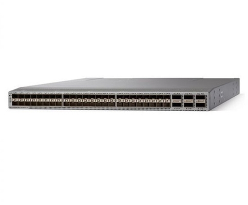 N9K-C93180YC-FX Nexus 9300 con puertos 48p 1/10G/25G SFP+ y 6p 40G/100G QSFP28 MACsec y unificados
