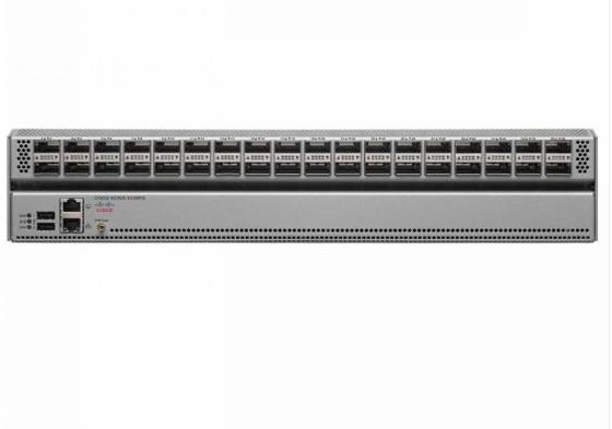 N9K-C93180YC-FX Nexus 9300 con puertos 48p 1/10G/25G SFP+ y 6p 40G/100G QSFP28 MACsec y unificados