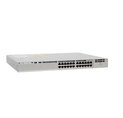 Catalyst 9300 de cobre 1G de 24 puertos, con conexiones fijas 4x1G SFP, PoE+, Network Essentials