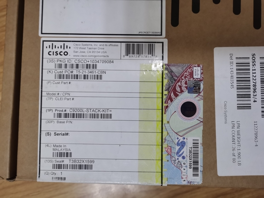Módulo de apilamiento de red Cisco C9200L-STACK-KIT para el catalizador 9200L