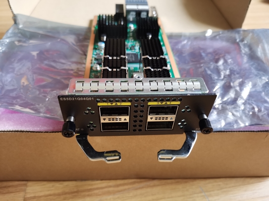 Tarjeta de interfaz QSFP+ 40Gbps ES5D21Q04Q01 de Huawei para la serie S6720EI