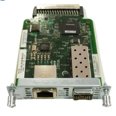 Cisco EHWIC-1GE-SFP-CU 1 puerto Gigabit Ethernet HWIC con ranura SFP