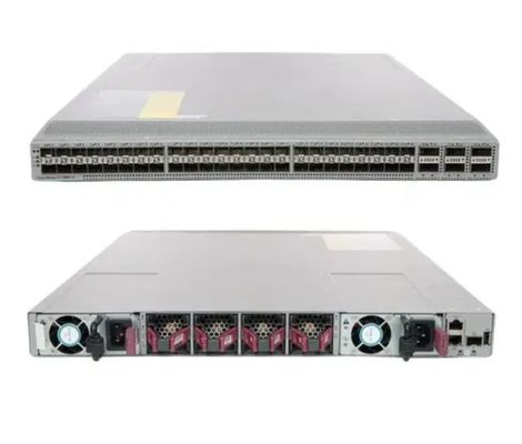 N9K-C93180YC-FX Nexus 9300 con 48 puertos SFP de 1/10G/25G y 6 puertos QSFP28 de 40G/100G, MACsec y puertos unificados compatibles