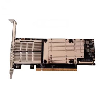 MCX755106AS-HEAT NVIDIA Mellanox ConnectX-7 HHHL Tarjeta de adaptador, 200GbE (modo predeterminado) / NDR200 IB Dual puerto QSFP112