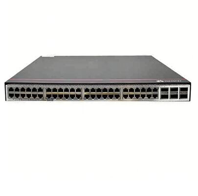 Switch Huawei CE6800 CE6857F-48S6CQ con 48 puertos SFP+ de 10GE y 6 puertos QSFP28 de 100GE, diseño sin ventilador