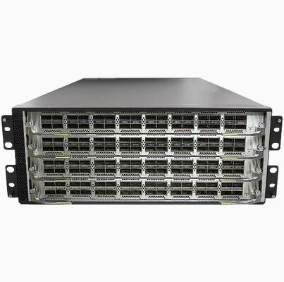 Switch de red Huawei CloudEngine CE9865-4C con 4 ranuras para tarjetas secundarias, capacidad de conmutación de 25.6 Tbit/s y 128 puertos de 100GE