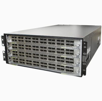 Switch de red Huawei CloudEngine CE9865U-4C con 4 ranuras para tarjetas secundarias, capacidad de conmutación de 25,6 Tbit/s y 128 puertos de 100GE