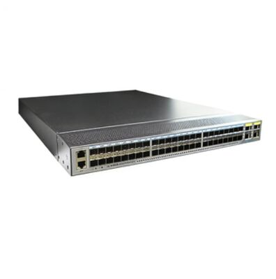 CE6875-48S4CQ-EI, 48 puertos SFP+ de 10GE, 4 puertos QSFP28 de 100GE o 4 puertos QSFP+ de 40GE.