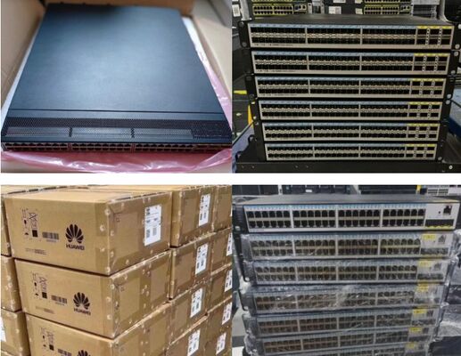 CE6875-48S4CQ-EI, 48 puertos SFP+ de 10GE, 4 puertos QSFP28 de 100GE o 4 puertos QSFP+ de 40GE.