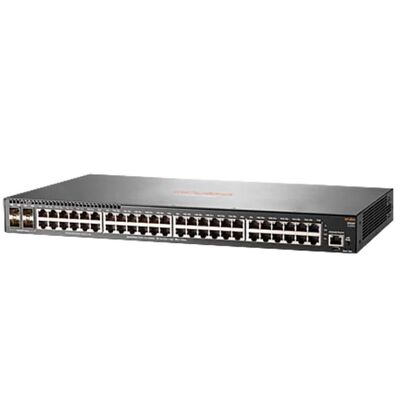 JL260A, conmutador Aruba 2930F, 48xGE/4xSFP/sin fuente de alimentación
