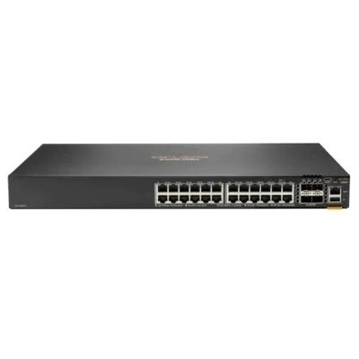 JL725B, conmutador HPE Aruba 6200F, 24 puertos Gigabit/4xSFP+/370W PoE