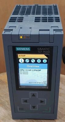 SIMATIC S7-1500 CPU 1511-1 PN, memoria de programa de 150 KB, memoria de datos de 1 MB, interfaz PROFINET