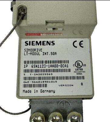 Módulo de potencia Siemens 6SN1123-1AA00-0CA1 SIMODRIVE 611 - Servoaccionamiento de alto rendimiento para automatización industrial