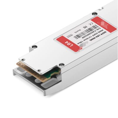 TS-OP-314H-10C/400G OSFP LR4 Transceptor óptico de punta con longitud de onda de 1310 nm y transmisión de 10 km para redes de alta densidad