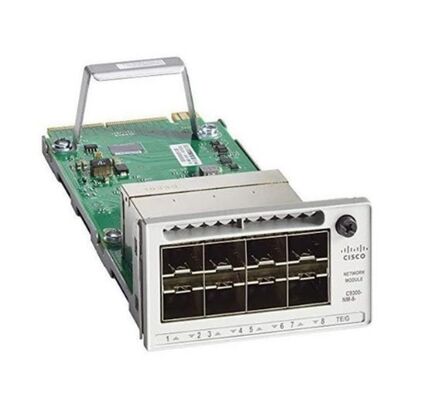 Cisco C9300X-NM-8Y Catalyst Modulo de expansión de red de la serie 9300 con 8 puertos SFP y velocidad de datos de 25 Gbps