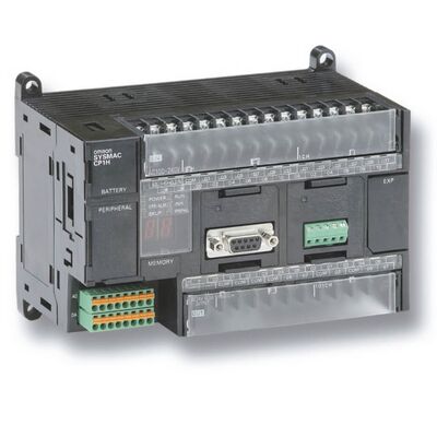 Unidad de CPU PLC Omron CP1H-XA40DT1-D con 40 E/S, E/S analógica y alimentación de 24 V CC para automatización industrial