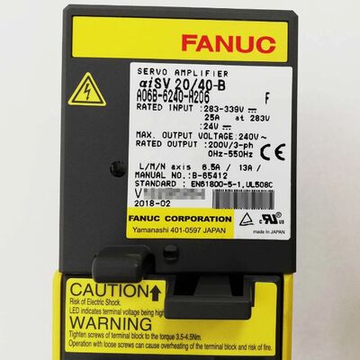 FANUC A06B-6240-H206 Servoamplificador Doble Eje AiSV 20/40-B Original