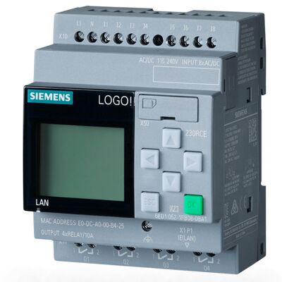 Siemens 6ED1052-1FB08-0BA1 ¡LOGO! Salida de relé PLC del módulo lógico 230RCE