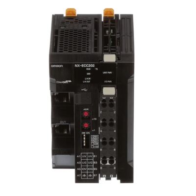 Unidad acopladora EtherCAT Omron NX-ECC202 | Módulo de E/S remotas de alta velocidad serie NX