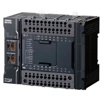 Omron NX1P2-9024DT1 PLC CPU Módulo 24 E/S Controlador de movimiento de 4 ejes