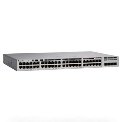 Conmutador Gigabit PoE+ de 48 puertos Cisco Catalyst 9300L-48P-4G-E | Elementos esenciales de la red