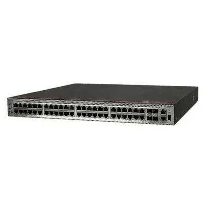 Huawei S5731-S48S4X-A Switch. 48×Gigabit SFP + 4×10GE SFP + Enterprise Layer 3 Ethernet Switch. Es el único que tiene que tener una conexión a Internet.