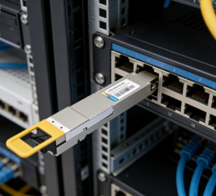 Módulo Transceptor Óptico 800G OSFP SR8, 850nm, 100m, MPO-16, PAM4, DOM