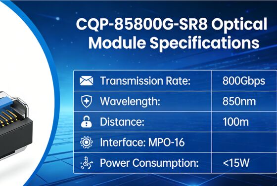 Transceptor óptico QSFP-DD CQP-SI400G-FR4 400G
