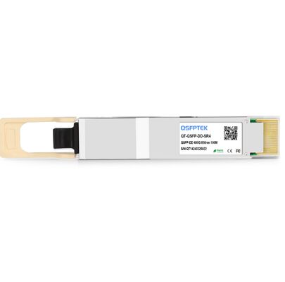 CQP-85400G-SR4 Transceptor óptico QSFP-DD de 400 Gbps con matriz VCSEL de 850 nm y diseño intercambiable en caliente para centros de datos
