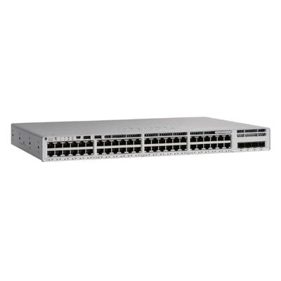C9200L-48P-4G-A, conmutador Cisco Catalyst 9200L, 48 puertos PoE+/enlace ascendente 4x1G/avanzado de red.