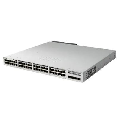 C9200L-48P-4G-A, conmutador Cisco Catalyst 9200L, 48 puertos PoE+/enlace ascendente 4x1G/avanzado de red.