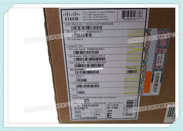 IP 1 RU apilable manejado base de la capa 3 del interruptor del catalizador WS-C3850-24P-S de Cisco