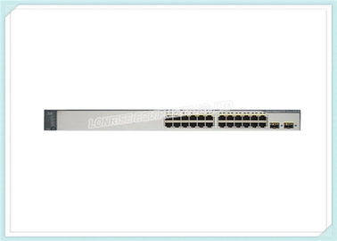 Base del IP de la capa 3 - 24 x 10/100 del interruptor WS-C3750V2-24TS-S del catalizador de Cisco de los puertos Ethernet -