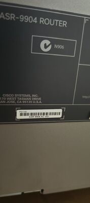 Router Cisco ASR-9904-AC | Chasis AC Serie ASR 9000