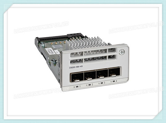 C9200-NM-4G, módulo de red Cisco Catalyst 9200, 4 puertos 1GE, módulo enchufable, no requiere ventilador